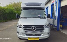 Mercedes Benz Sprinter Adria Matrix Supreme zabezpečená autoalarmem Pandora CAMPER