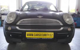 Mini Cooper montáž autoalarmu Jablotron Nestor